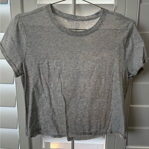 Travis Mathew Heather Gray Short Sleeve Graphic Tee